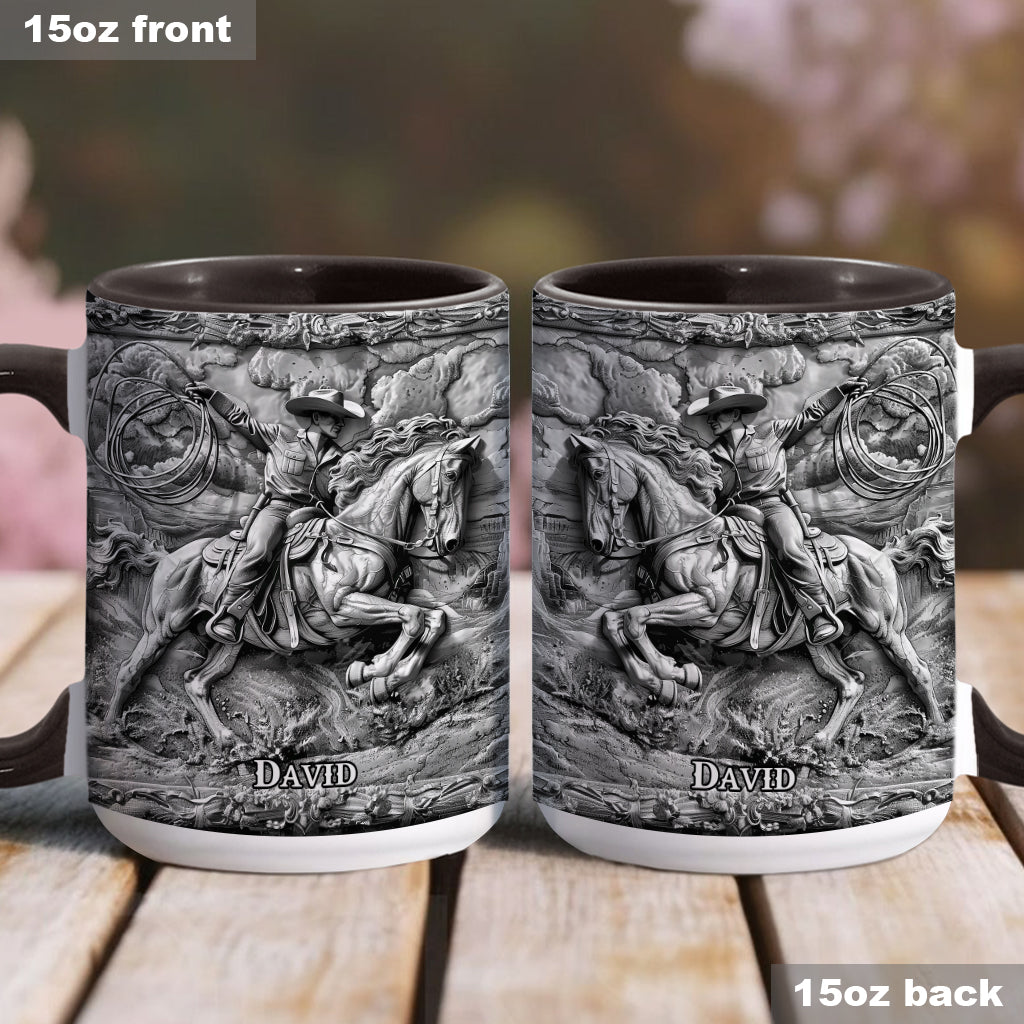 Mug personnalisé style western - Cowboy Western