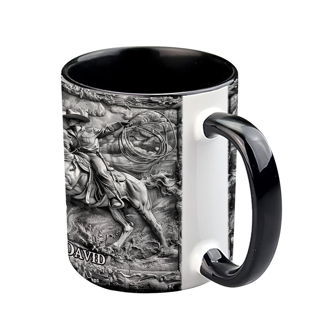 Mug personnalisé style western - Cowboy Western