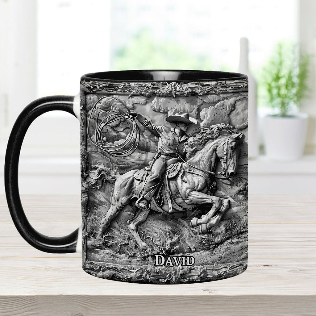 Mug personnalisé style western - Cowboy Western