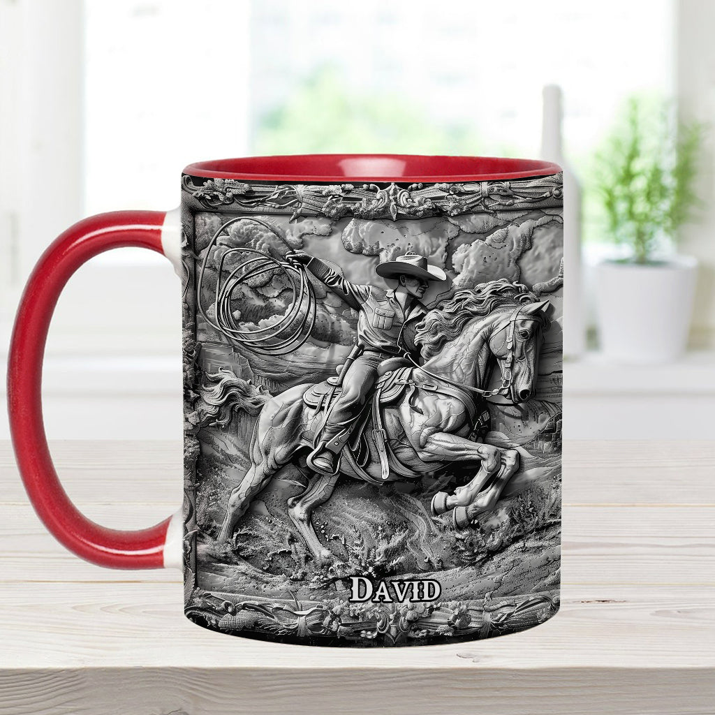 Mug personnalisé style western - Cowboy Western