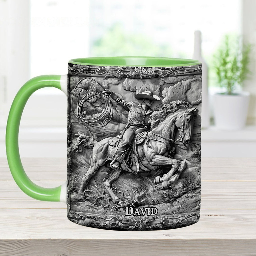 Mug personnalisé style western - Cowboy Western