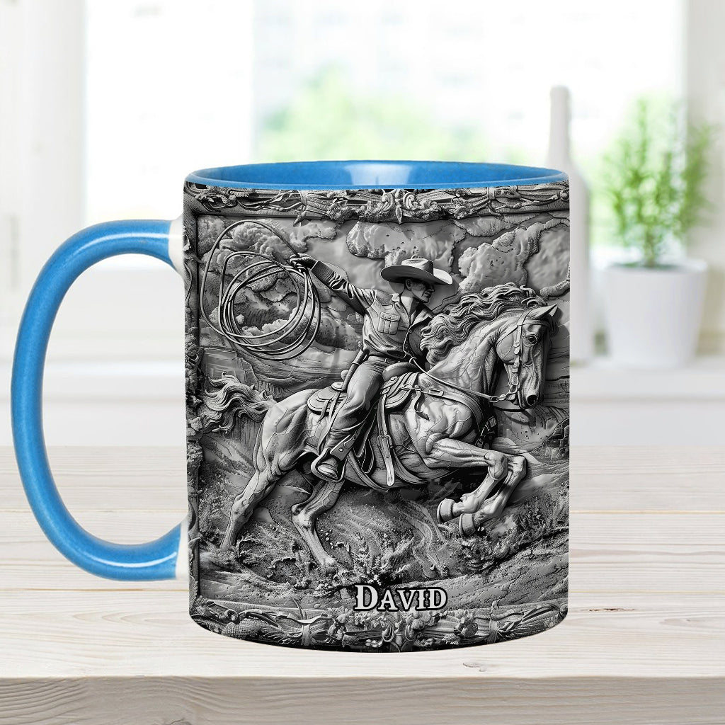 Mug personnalisé style western - Cowboy Western