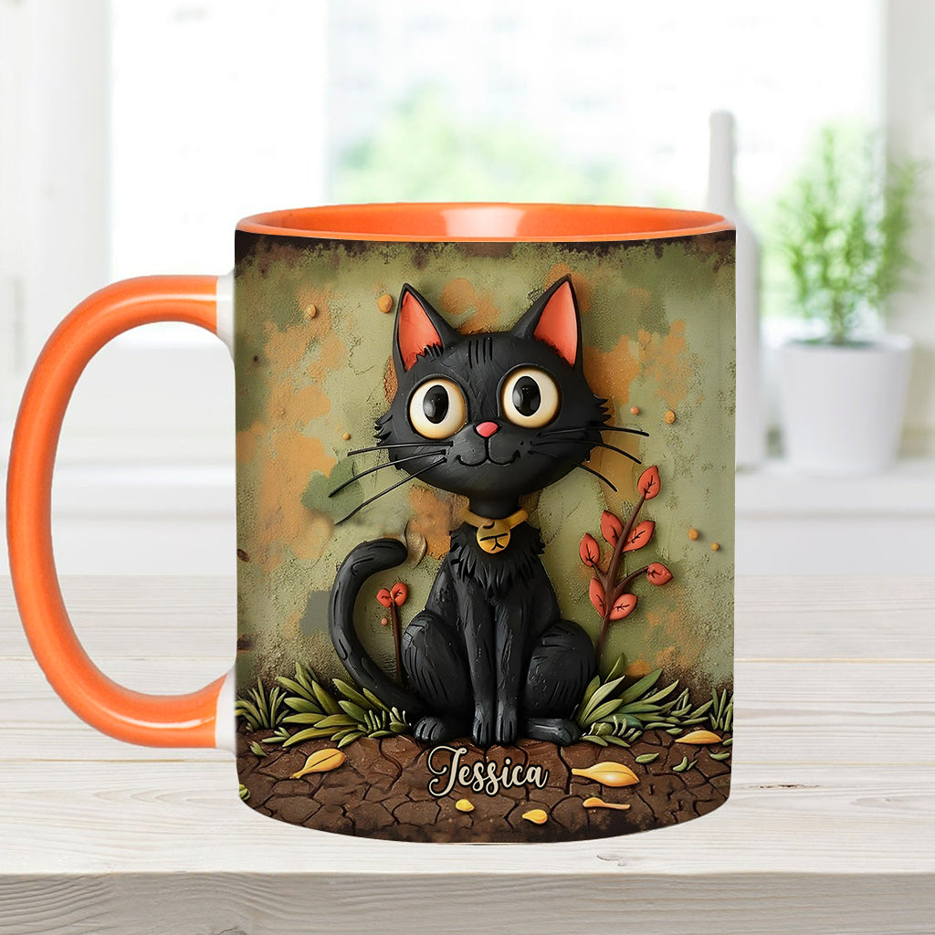 Mug personnalisé Chat Noir Mignon