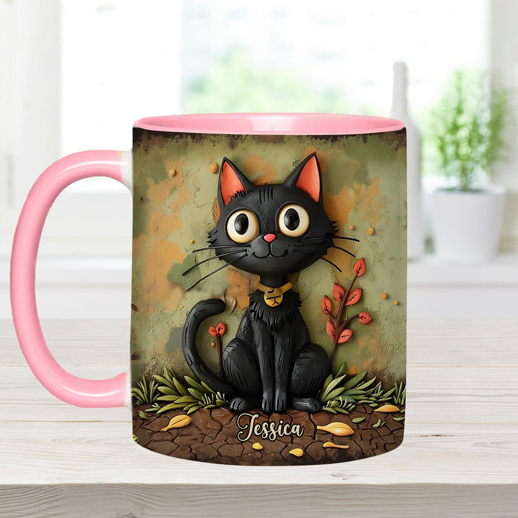 Mug personnalisé Chat Noir Mignon