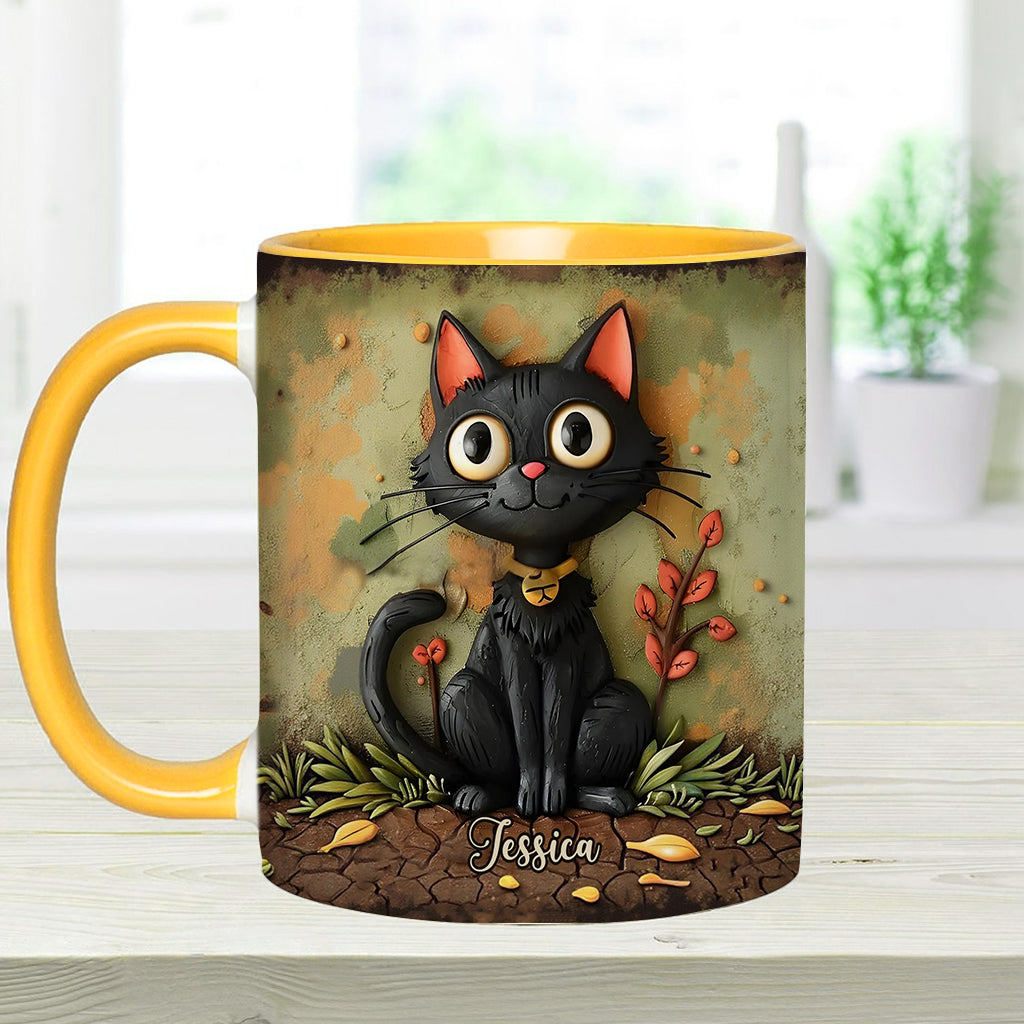 Mug personnalisé Chat Noir Mignon