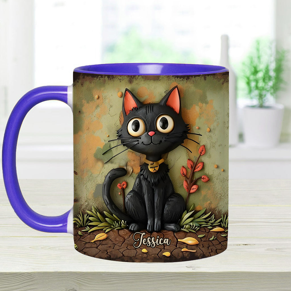 Mug personnalisé Chat Noir Mignon
