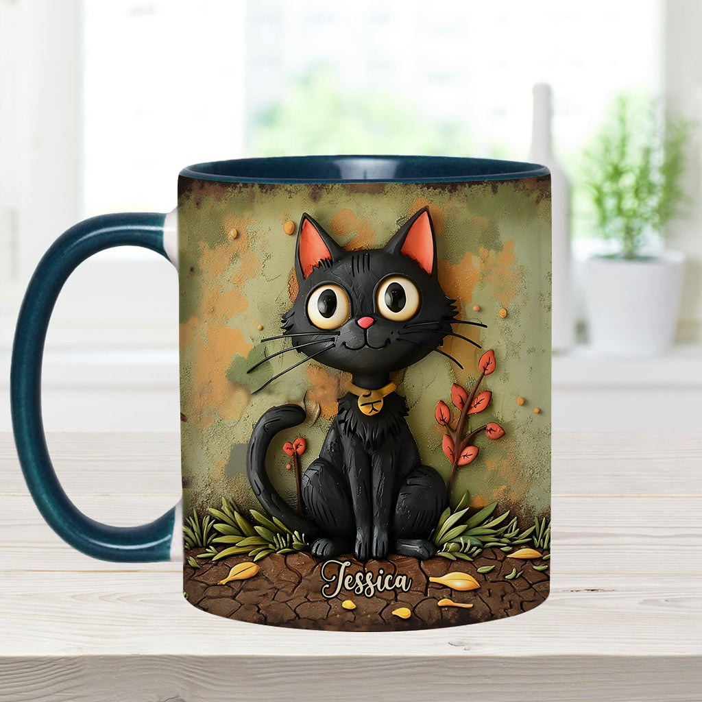 Mug personnalisé Chat Noir Mignon