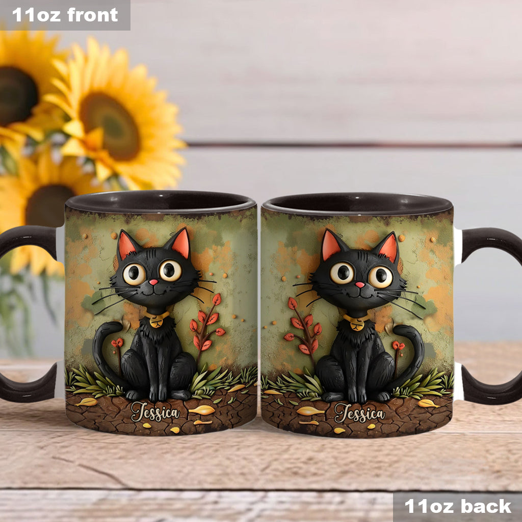 Mug personnalisé Chat Noir Mignon