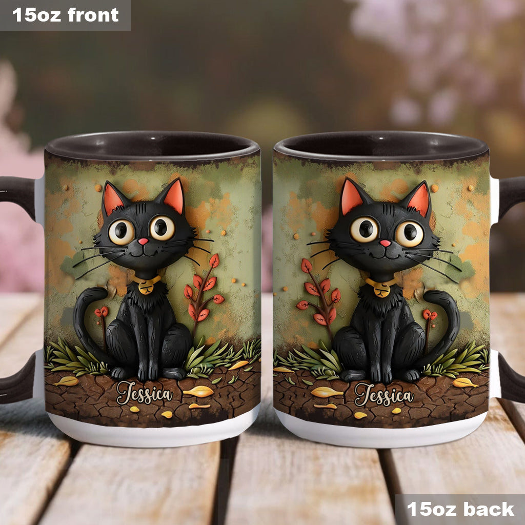 Mug personnalisé Chat Noir Mignon