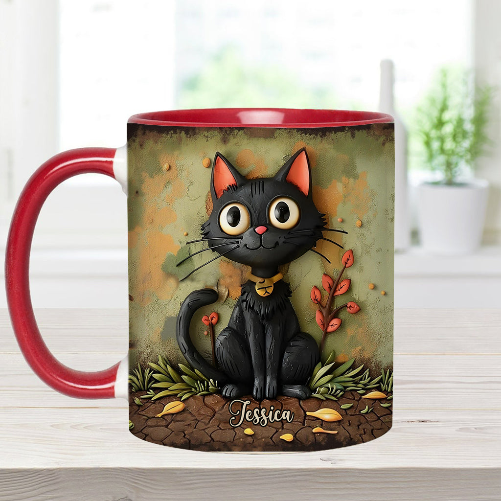 Mug personnalisé Chat Noir Mignon