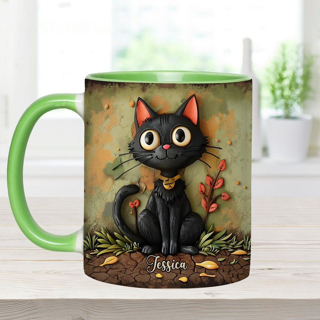Mug personnalisé Chat Noir Mignon