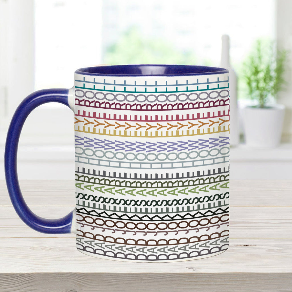 Dad Jokes Are How Eye Roll - Father Accent Mug