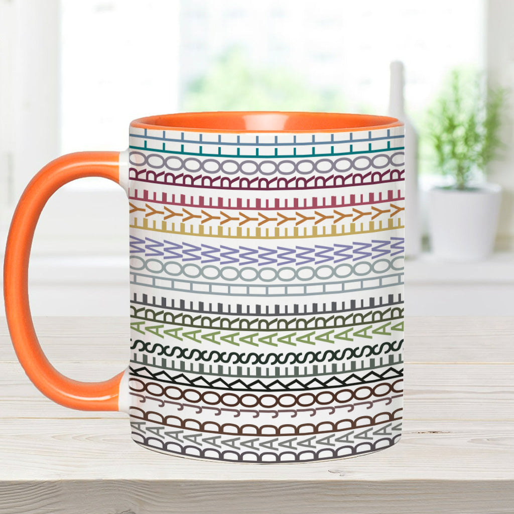 Dad Jokes Are How Eye Roll - Father Accent Mug