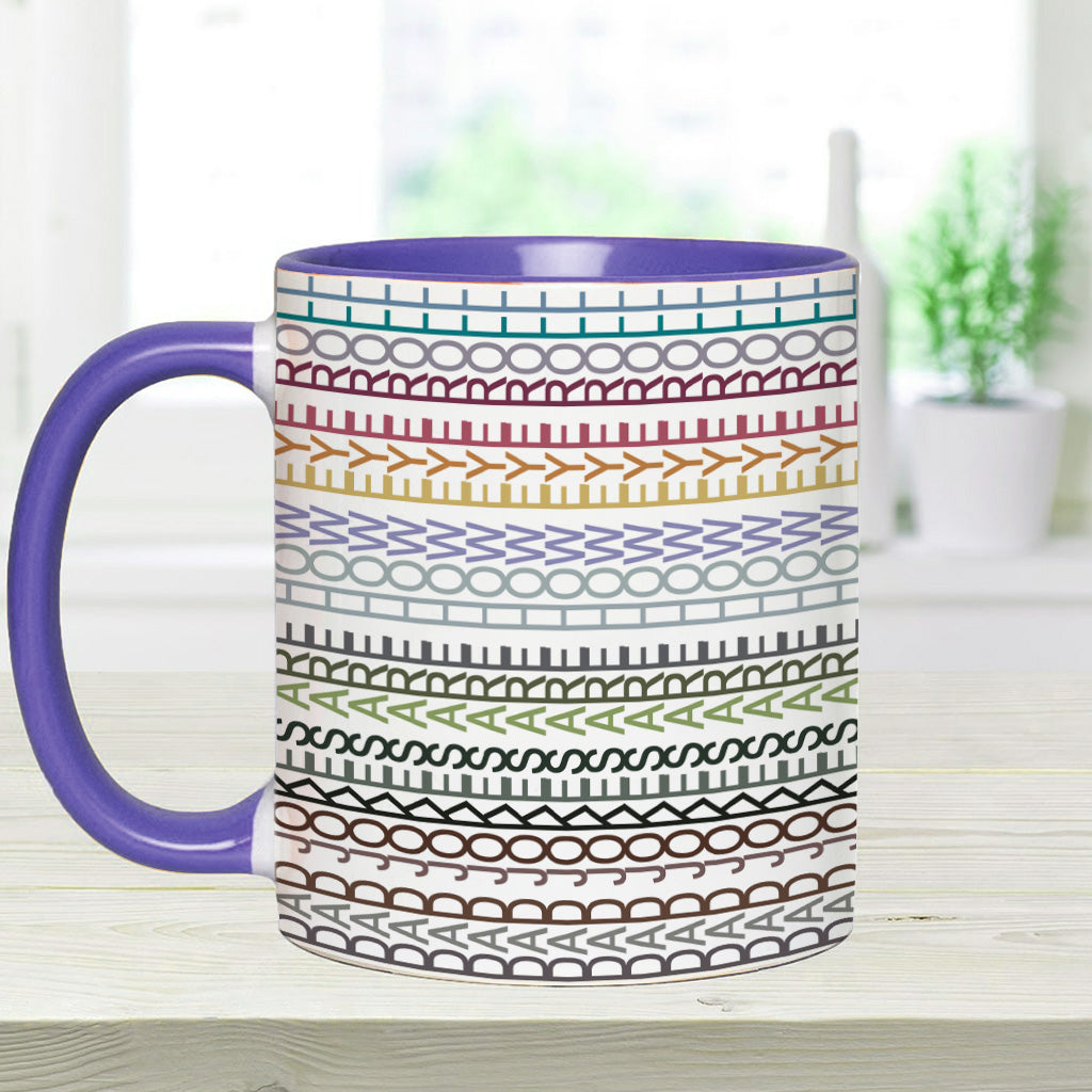 Dad Jokes Are How Eye Roll - Father Accent Mug