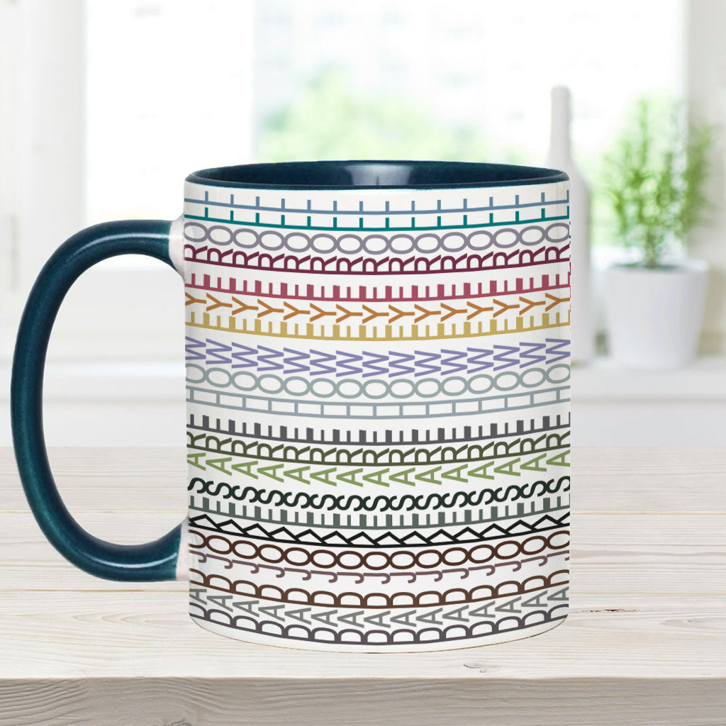 Dad Jokes Are How Eye Roll - Father Accent Mug