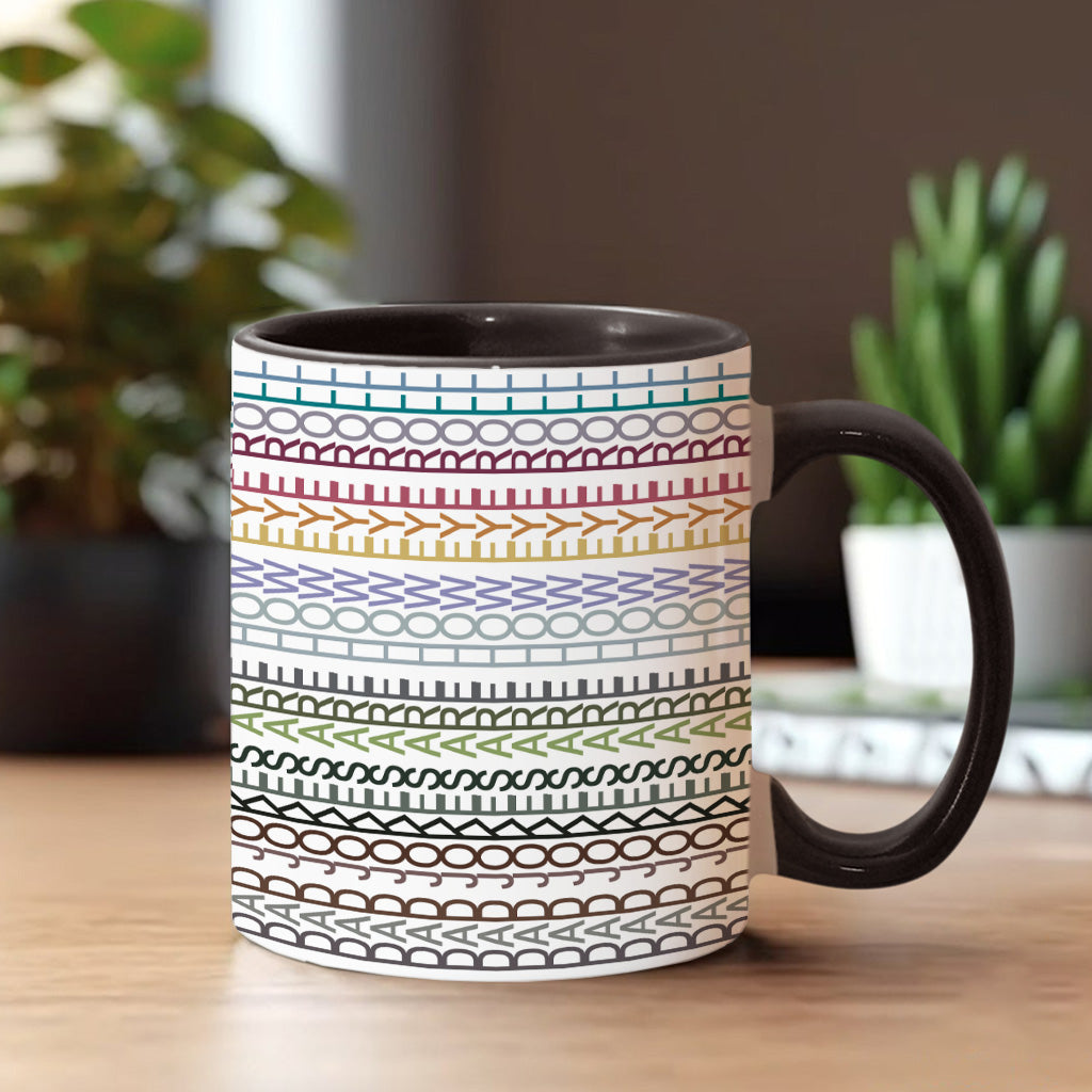 Dad Jokes Are How Eye Roll - Father Accent Mug