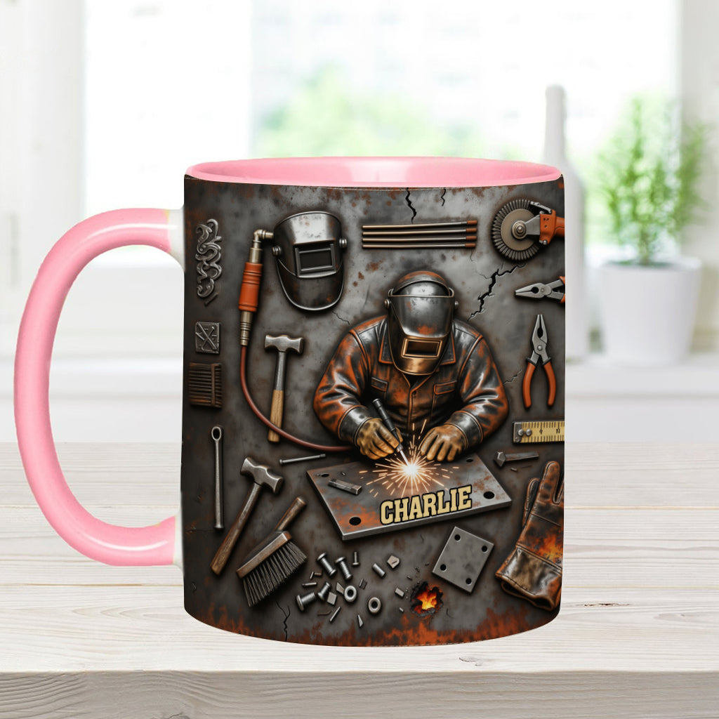 Mug personnalisé « Soudeur Solide »