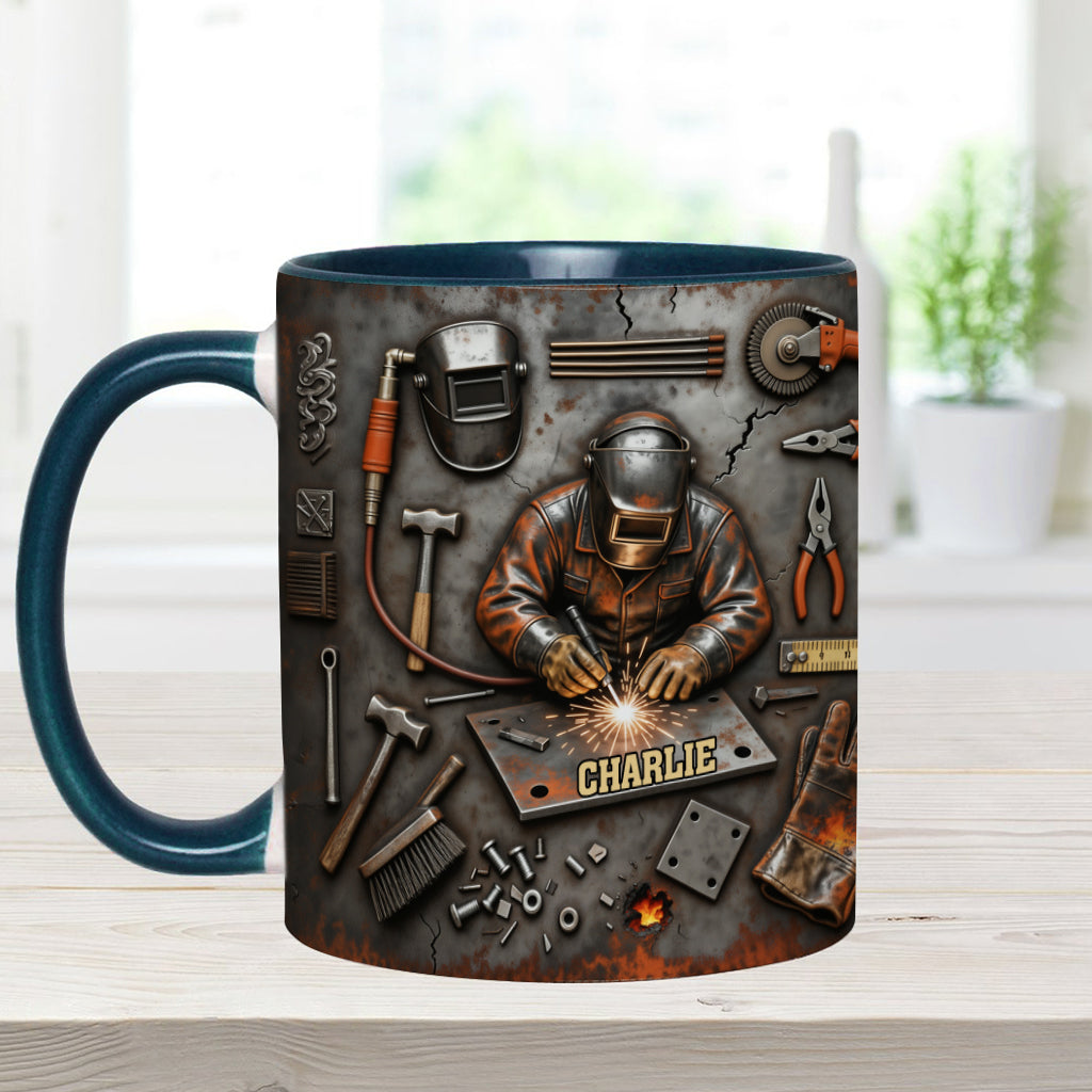 Mug personnalisé « Soudeur Solide »