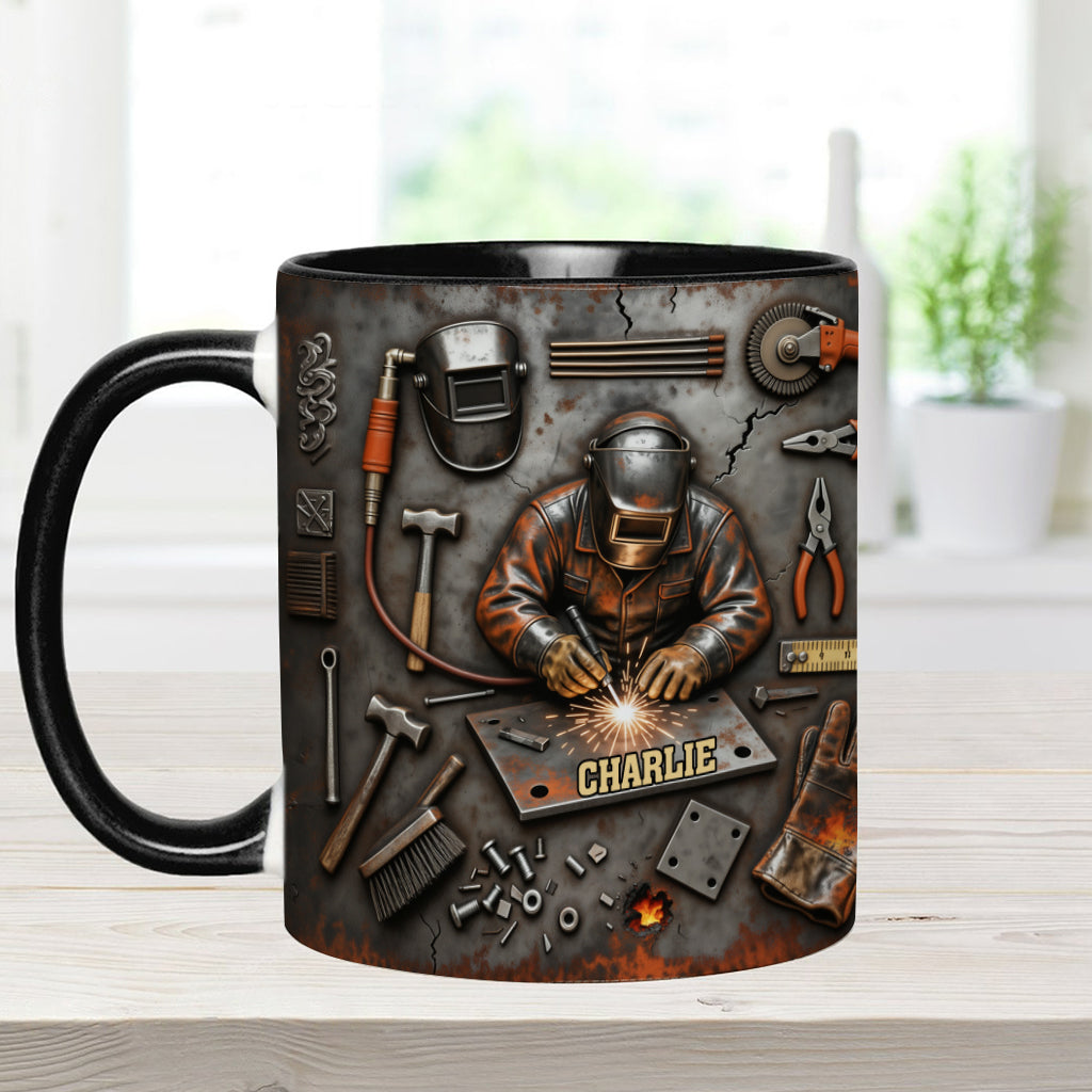 Mug personnalisé « Soudeur Solide »