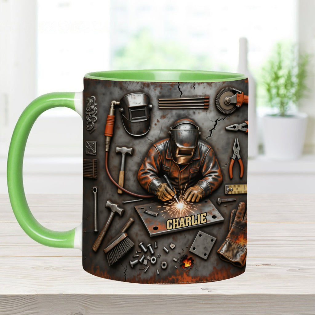 Mug personnalisé « Soudeur Solide »