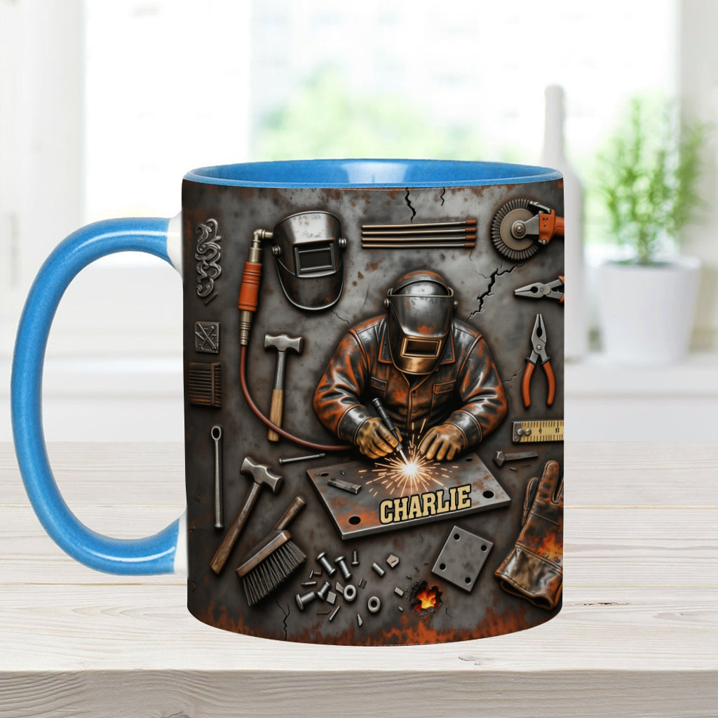 Mug personnalisé « Soudeur Solide »