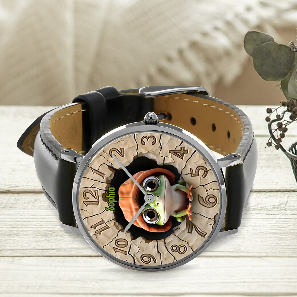 Love Frog - Personalized Frog Hand Watch