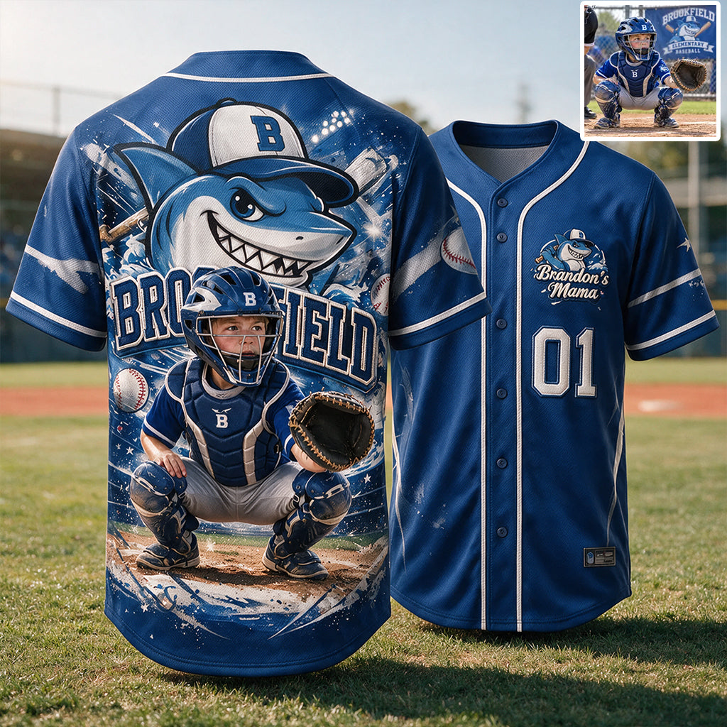 Custom From Any Photo - Personalized Baseball Baseball Jersey