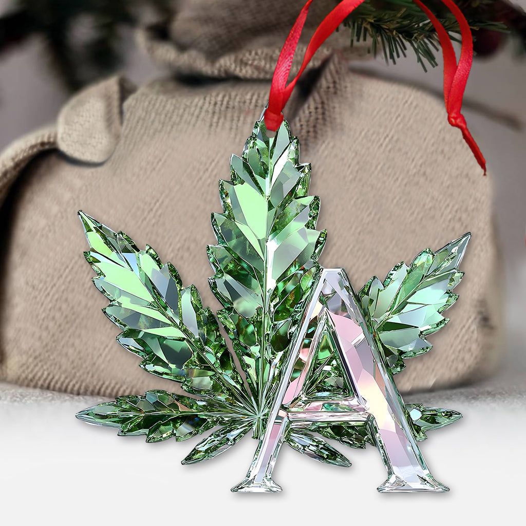 Stoned Alphabet - Personalized Weed Ornament