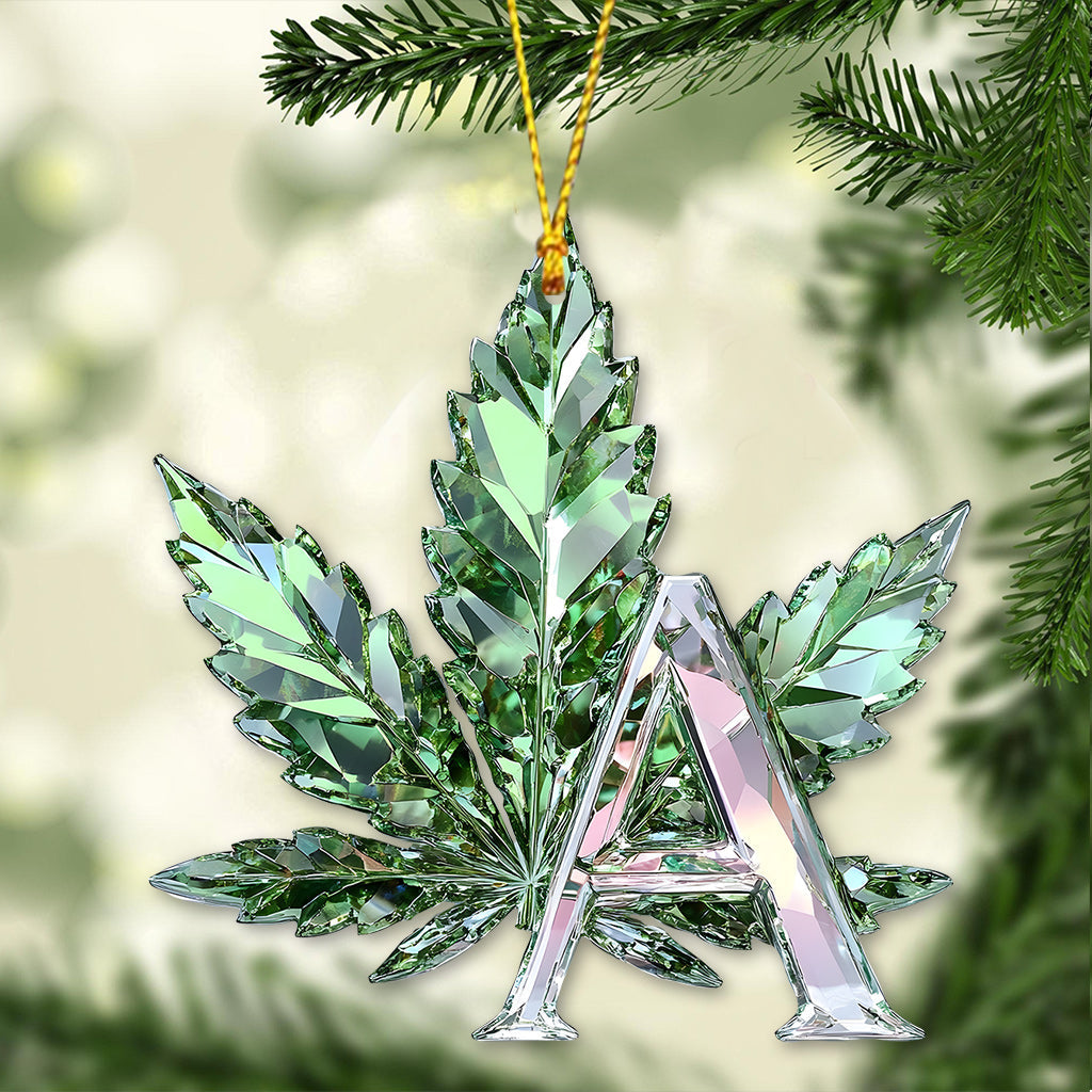 Stoned Alphabet - Personalized Weed Ornament