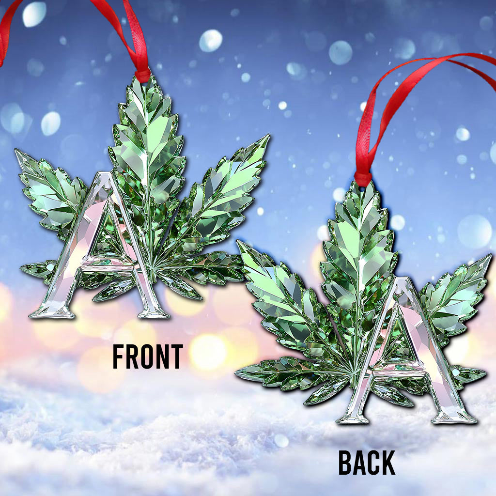 Stoned Alphabet - Personalized Weed Ornament