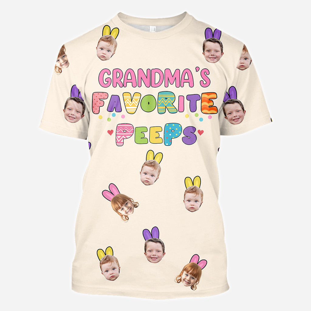 Grandma's Peeps - Personalized Kid All Over Shirt