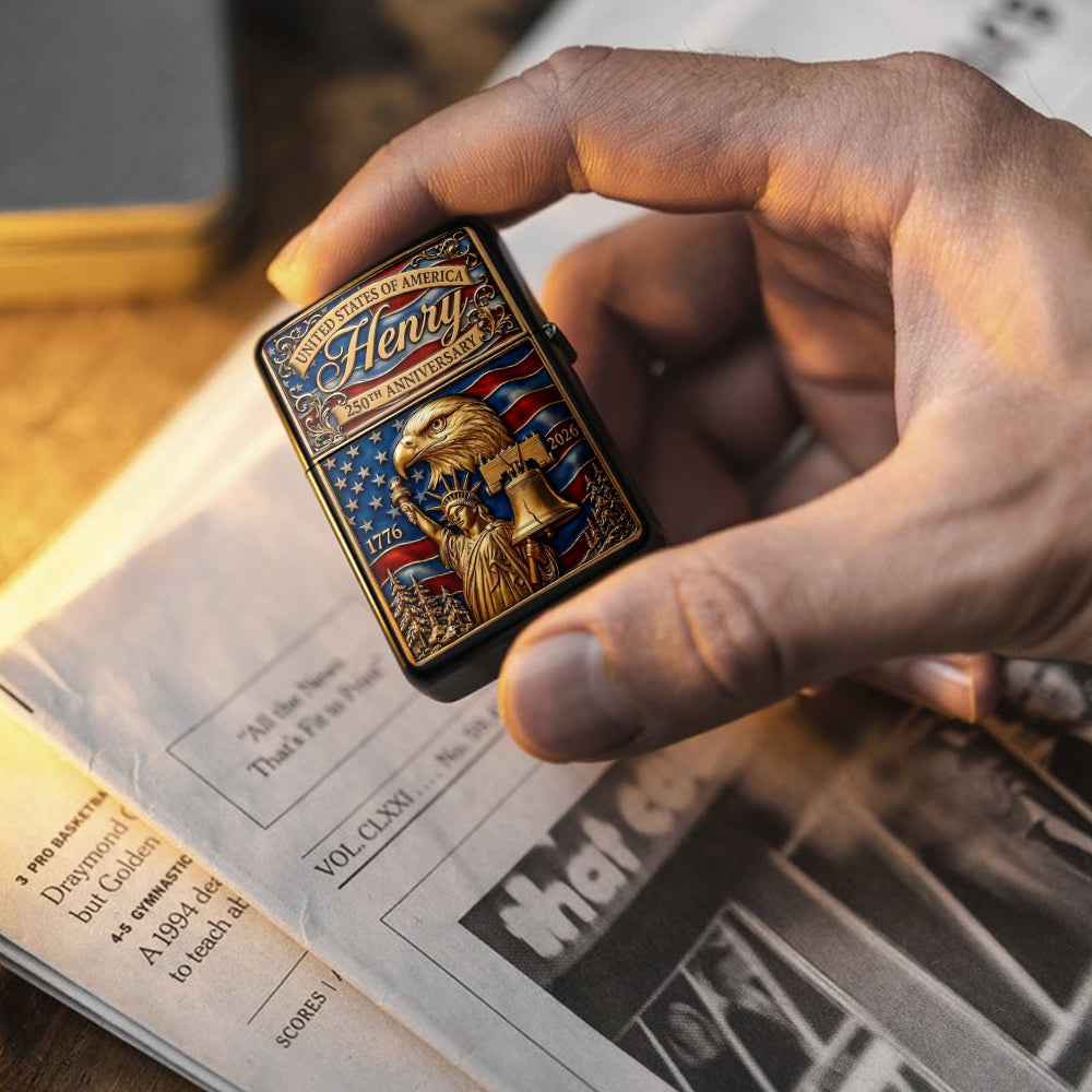 USA 250th Anniversary - Personalized Patriot Lighter