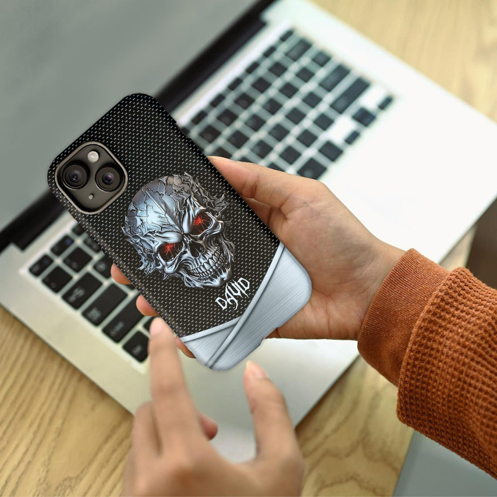 Cool Skull - Personalized Skull Full Print Phone Case