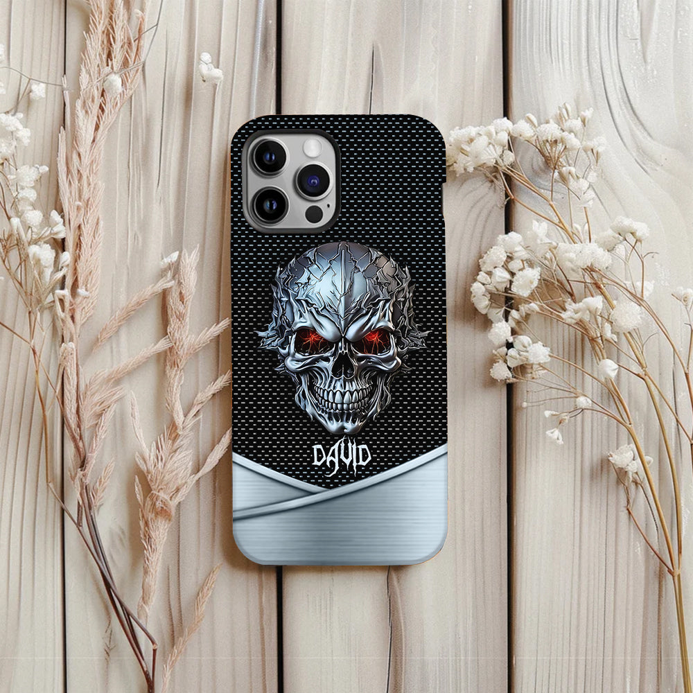 Cool Skull - Personalized Skull Full Print Phone Case