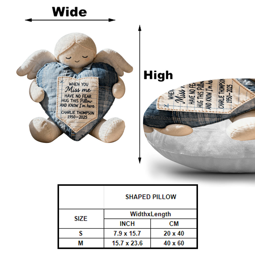 Forever In Our Hearts - Personalized Memorial Shaped Pillow
