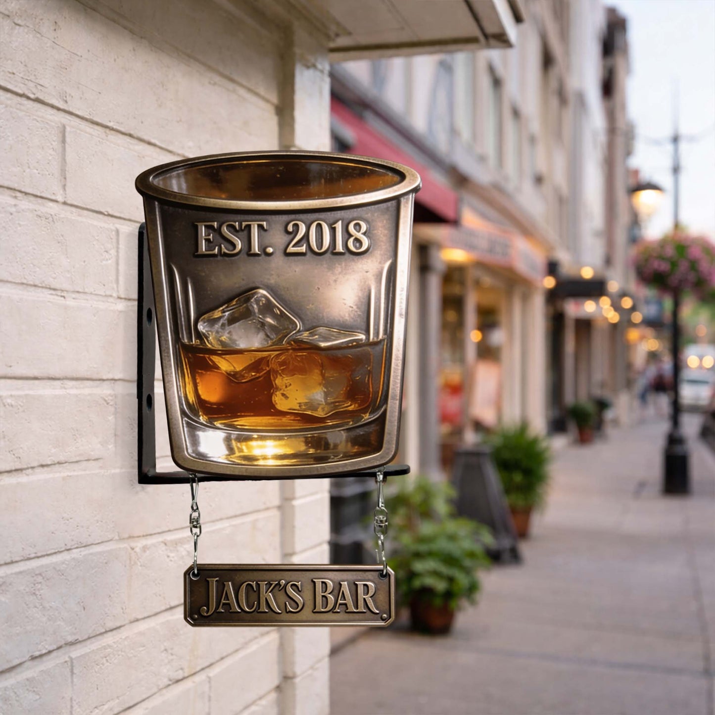 Whiskey Bar - Personalized Whisky Wooden Wall Mount Sign