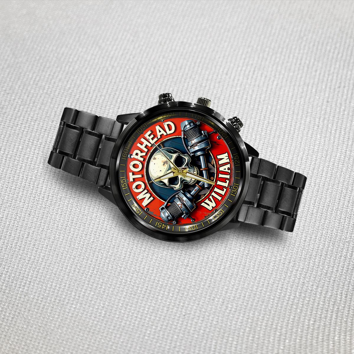 Motor Head - Personalized Biker Hand Watch