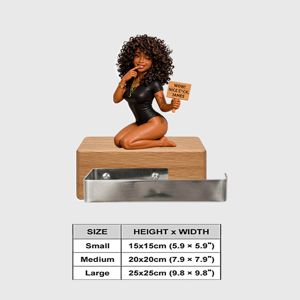 Wow ! Grand C*ck - Porte-Papier Toilette Personnalisé Épicé pour Couples