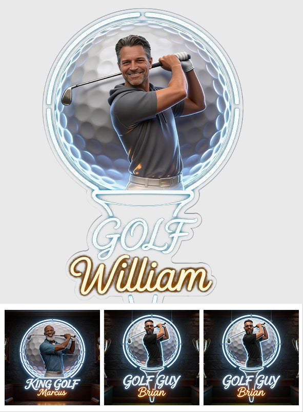 Par Excellence - Enseigne en Acrylique LED Personnalisée pour Golf