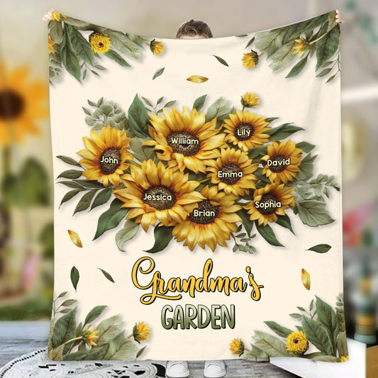Le jardin de la maman de grand-mère - Couverture personnalisée pour grand-mère