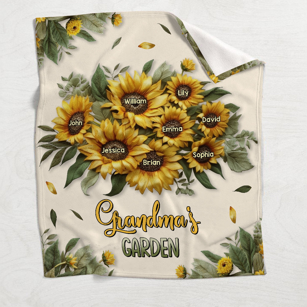 Le jardin de la maman de grand-mère - Couverture personnalisée pour grand-mère