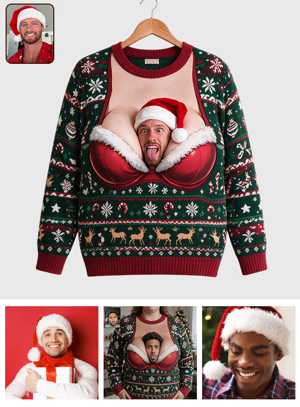 Unbreathable Inside You - Personalized Spicy Couple Ugly Sweater