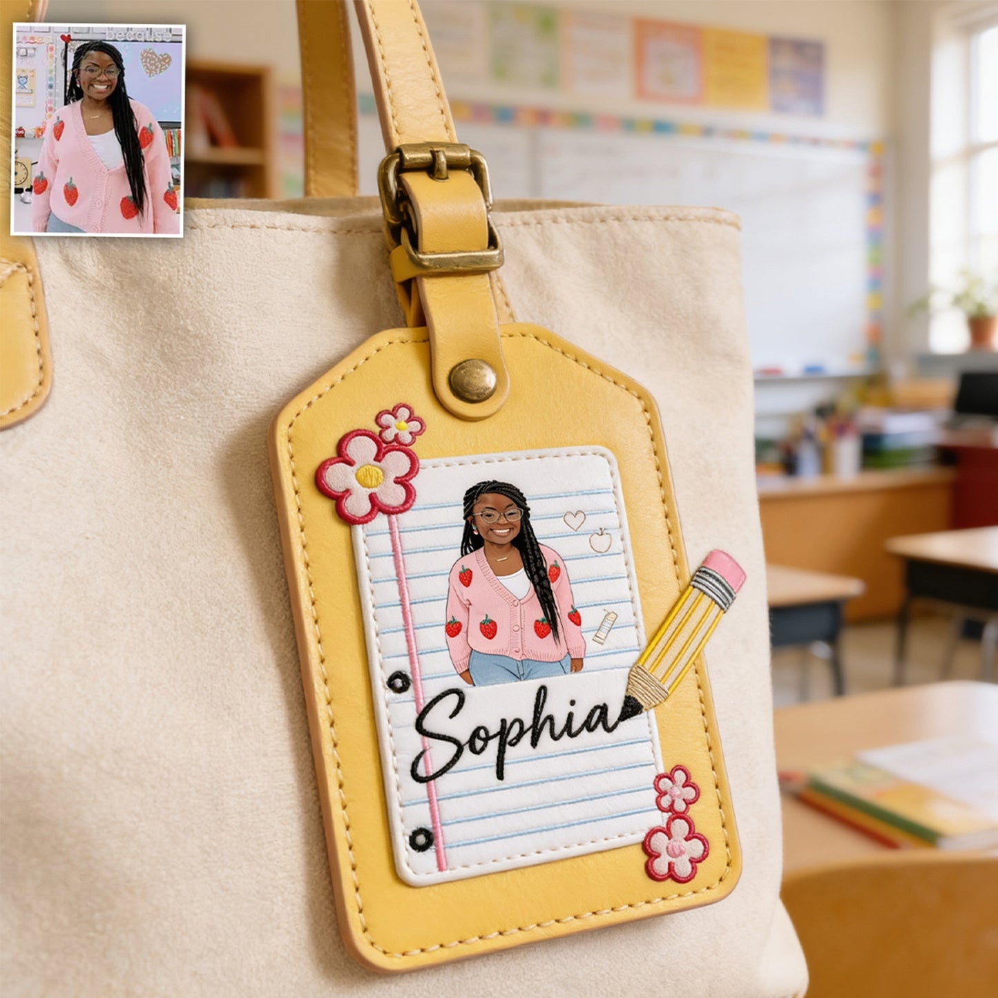 Back To School Gift For Teacher - Personalized Teacher Luggage Tag