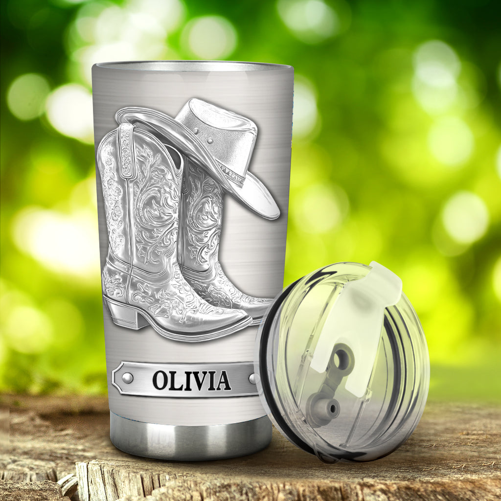 Esprit Western - Gobelet Cowgirl Personnalisé