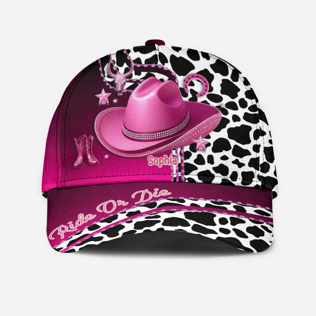 Ride Or Die - Casquette de cowgirl classique personnalisée
