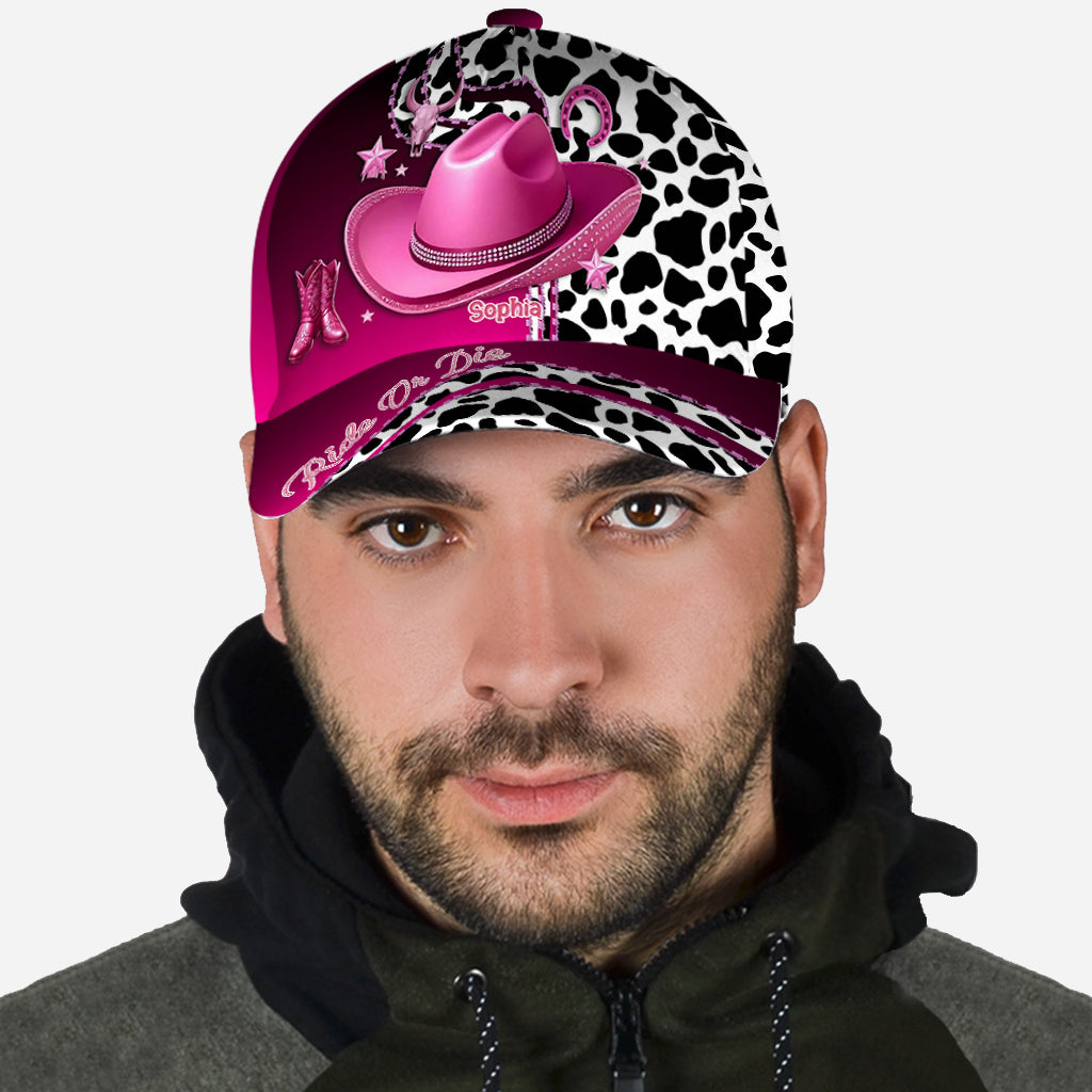 Ride Or Die - Casquette de cowgirl classique personnalisée