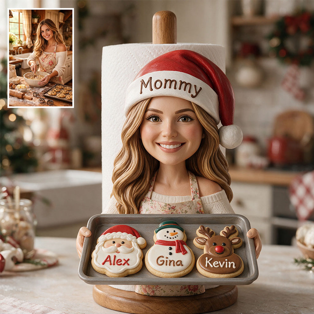 Baked With Loves - Personalized Baking Paper Towel Stand