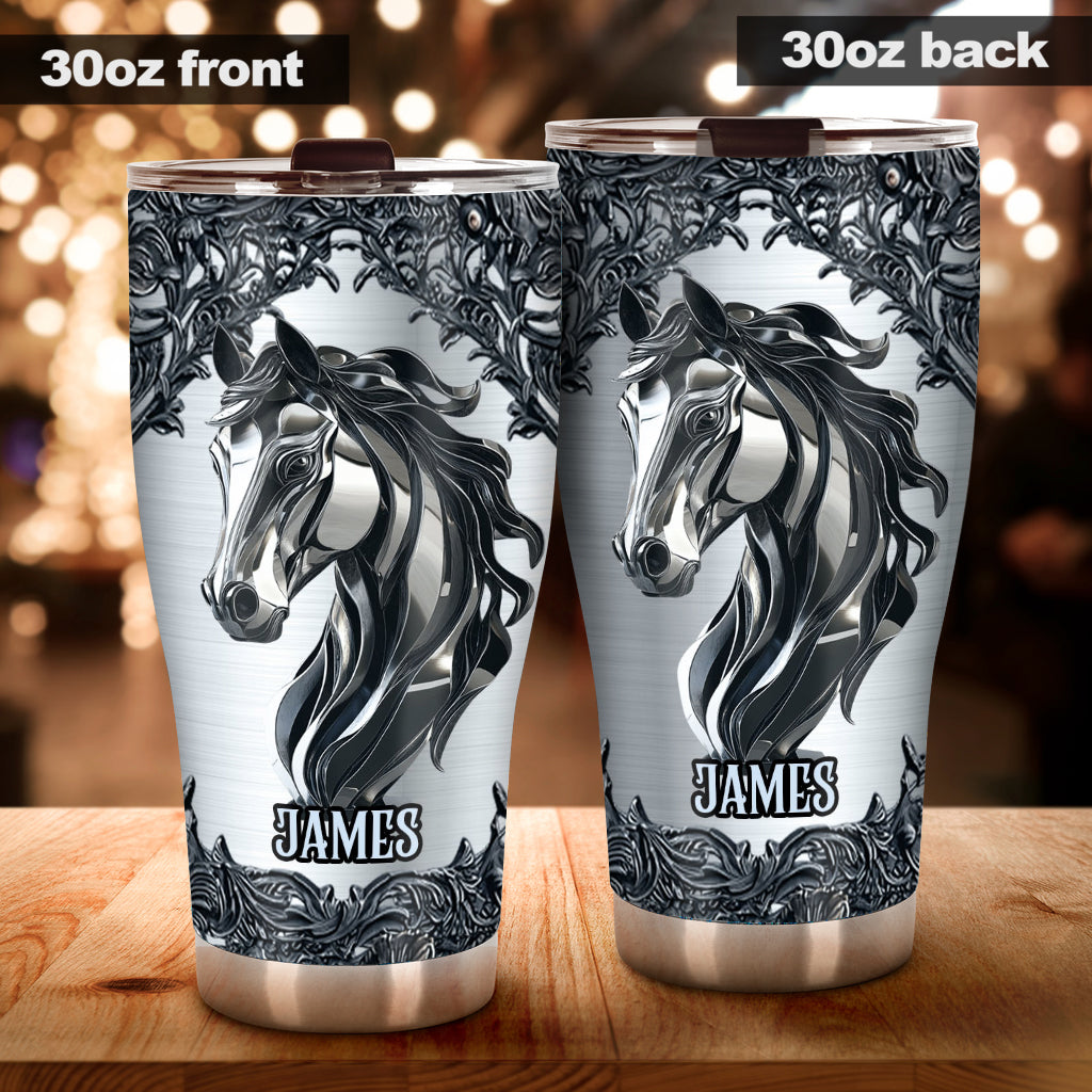 Love Horses - Personalized Horse Tumbler