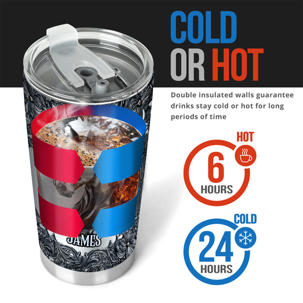 Love Horses - Personalized Horse Tumbler