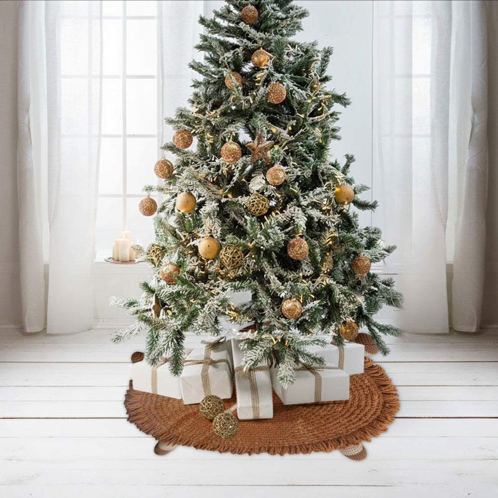 Adorable bébé vache - Jupe de sapin personnalisée en forme de vache des Highlands